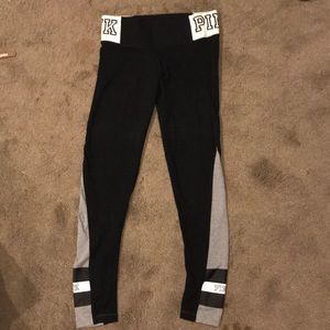 Victoria’s Secret pink leggings yoga material